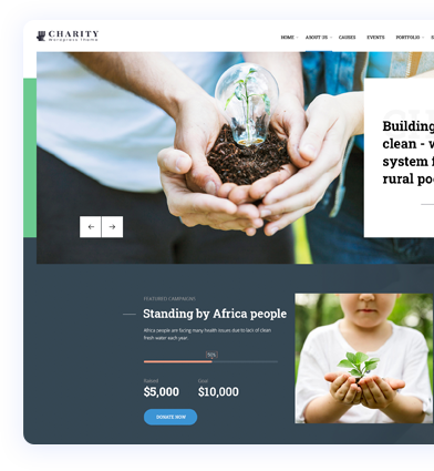 Charity WordPress Theme 4